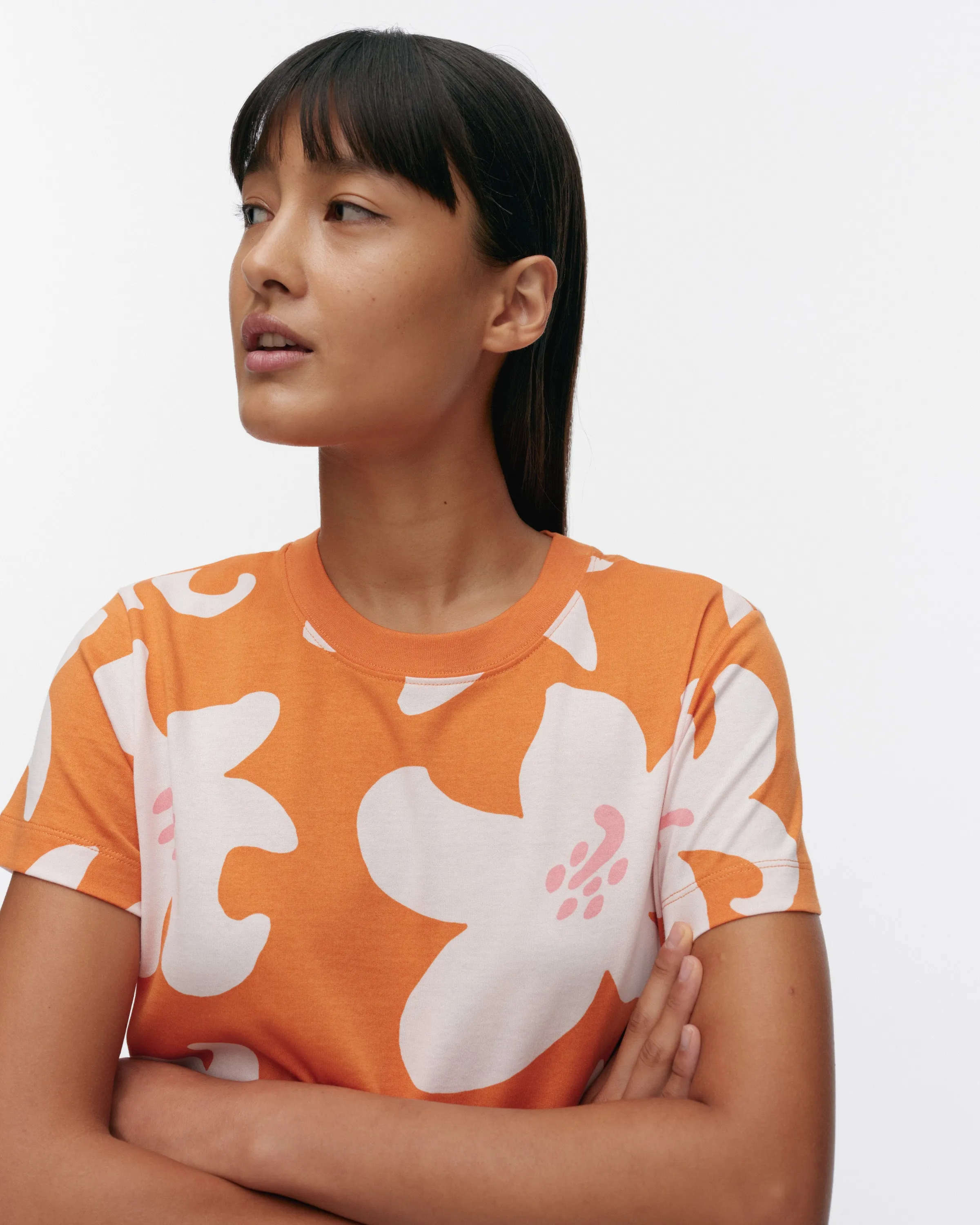 Heleys Villinarsissi Slim Short Sleeve Top 60cm Clothing_Marimekko