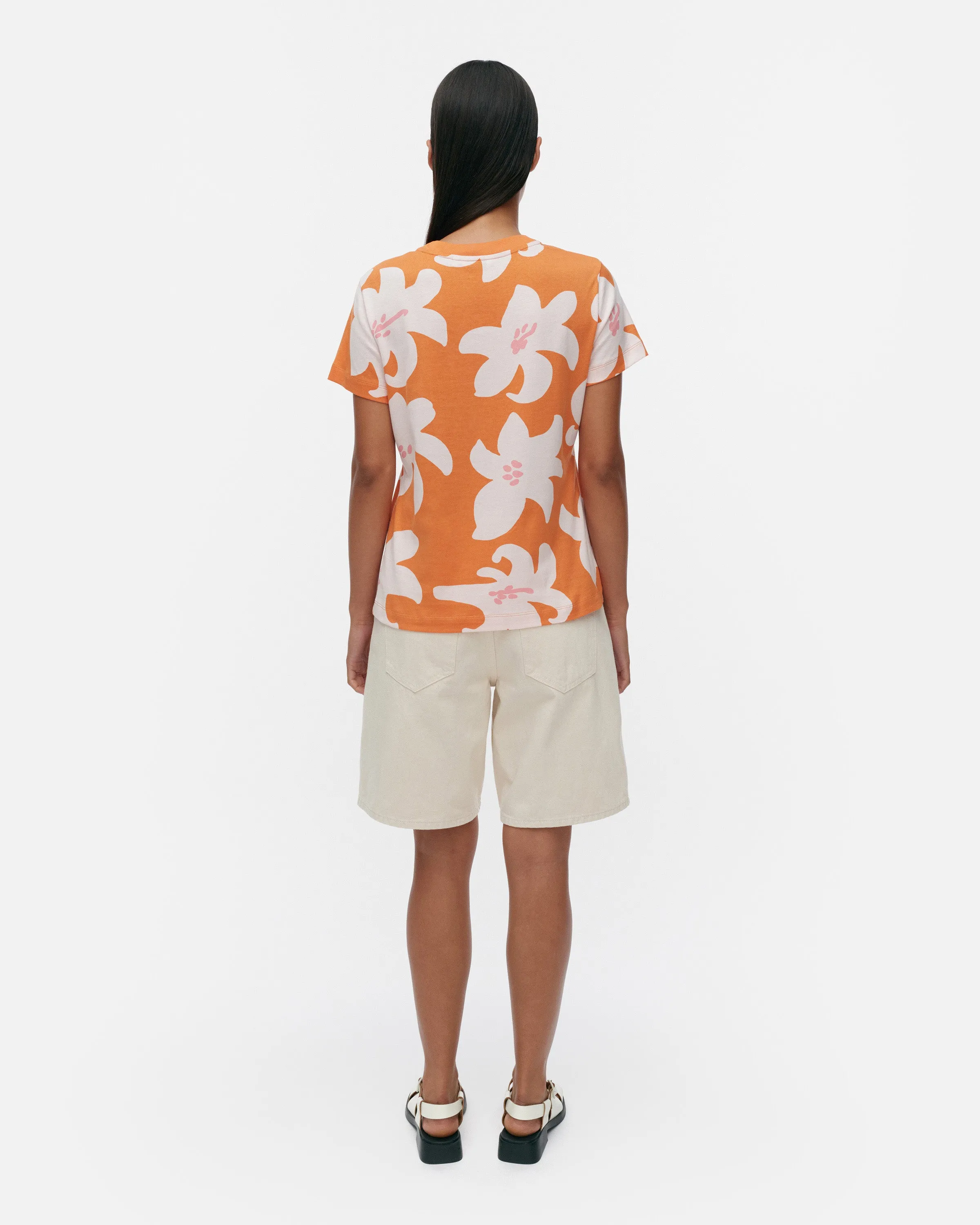 Heleys Villinarsissi Slim Short Sleeve Top 60cm Clothing_Marimekko
