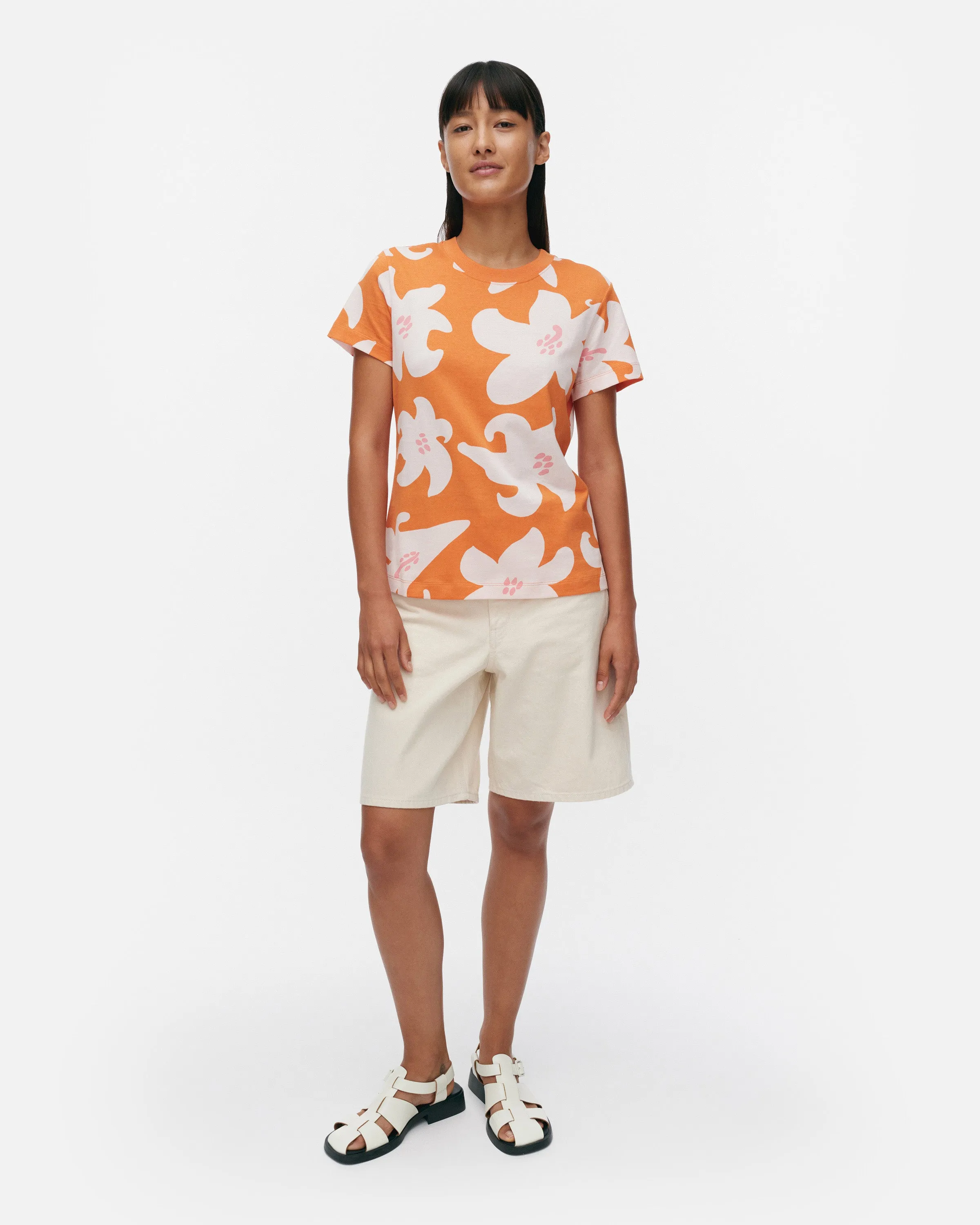 Heleys Villinarsissi Slim Short Sleeve Top 60cm Clothing_Marimekko