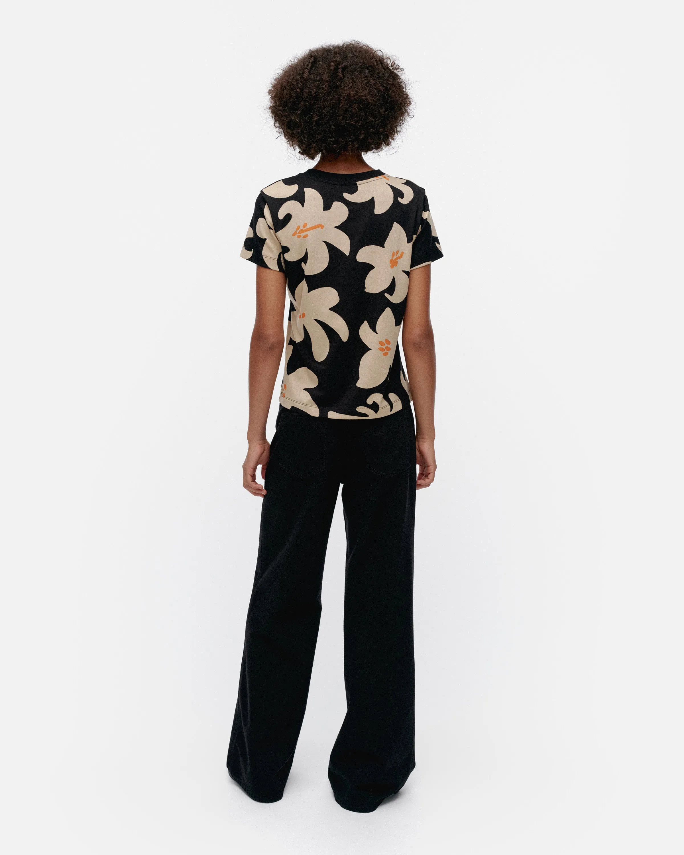 Heleys Villinarsissi Slim Short Sleeve Top 60cm Clothing_Marimekko
