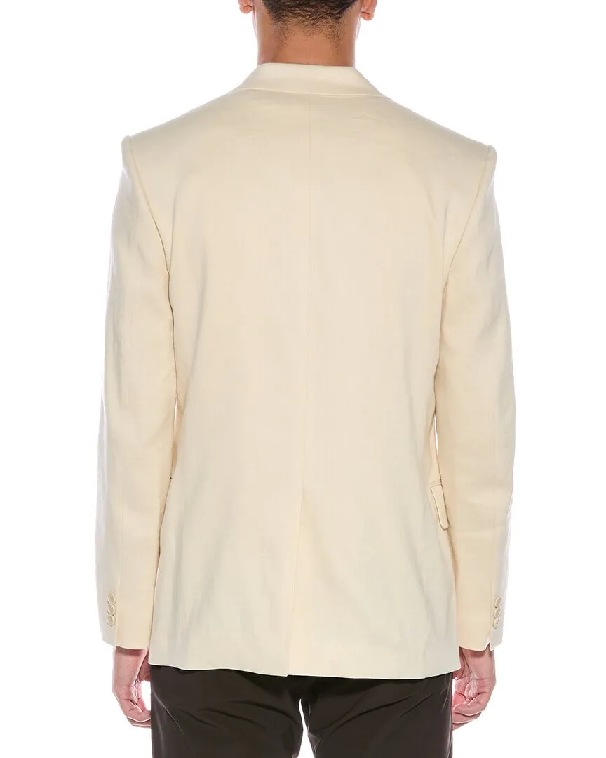 Helmut Lang Classic Linen-Blend Blazer