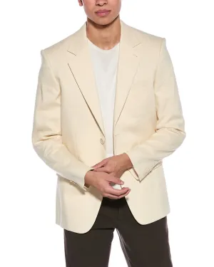 Helmut Lang Classic Linen-Blend Blazer