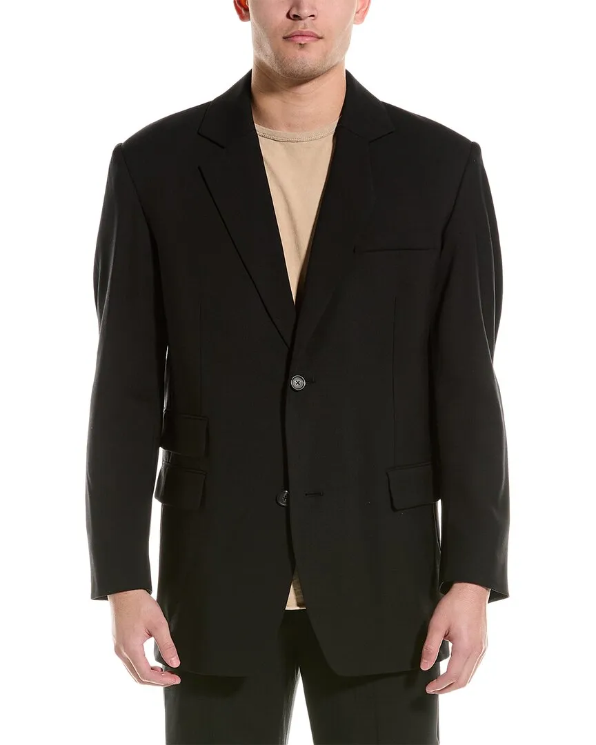Helmut Lang Oversized Wool-Blend Blazer