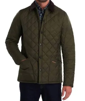 Heritage Liddesdale Quilted Jacket In Olive