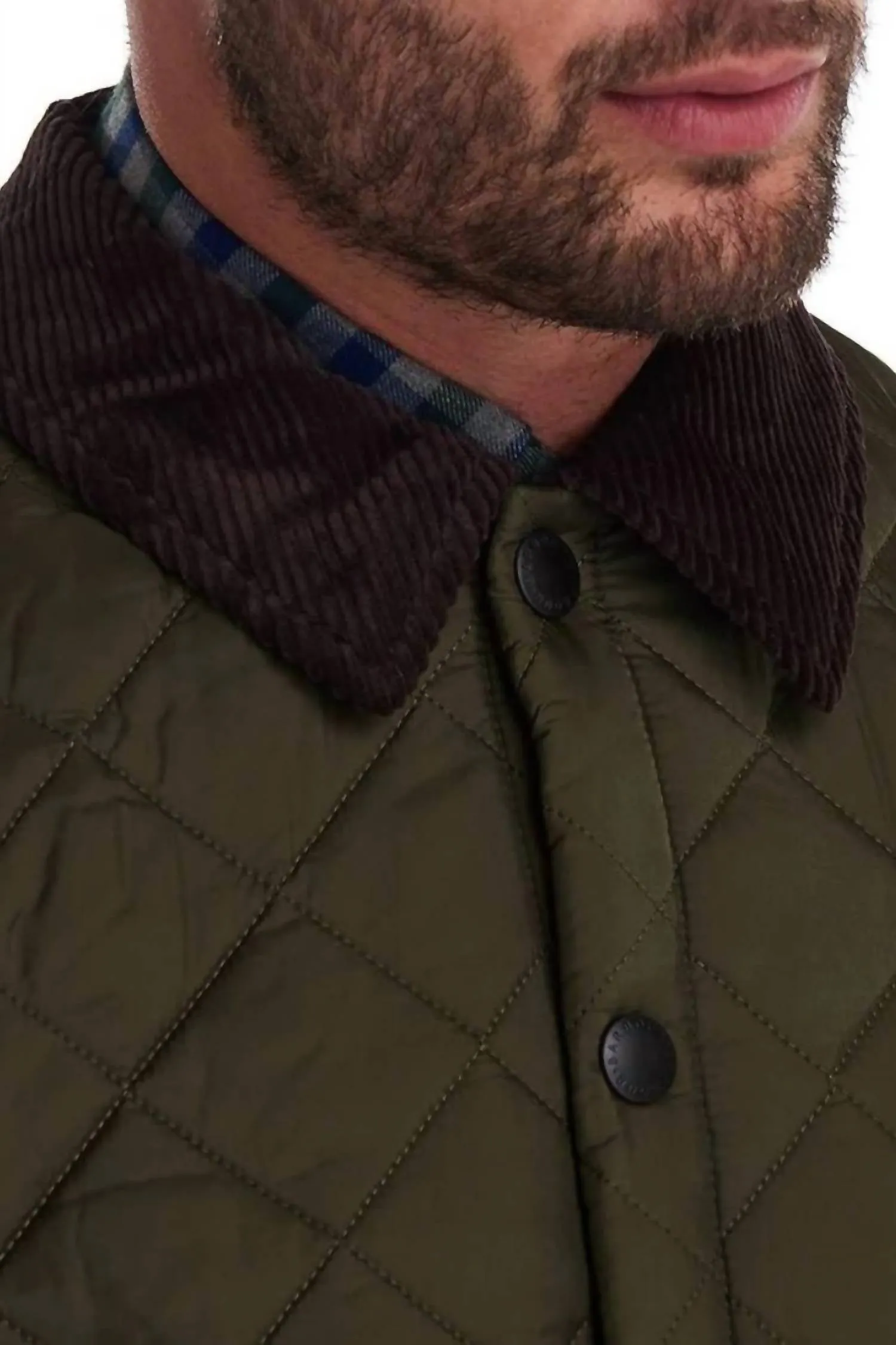Heritage Liddesdale Quilted Jacket In Olive