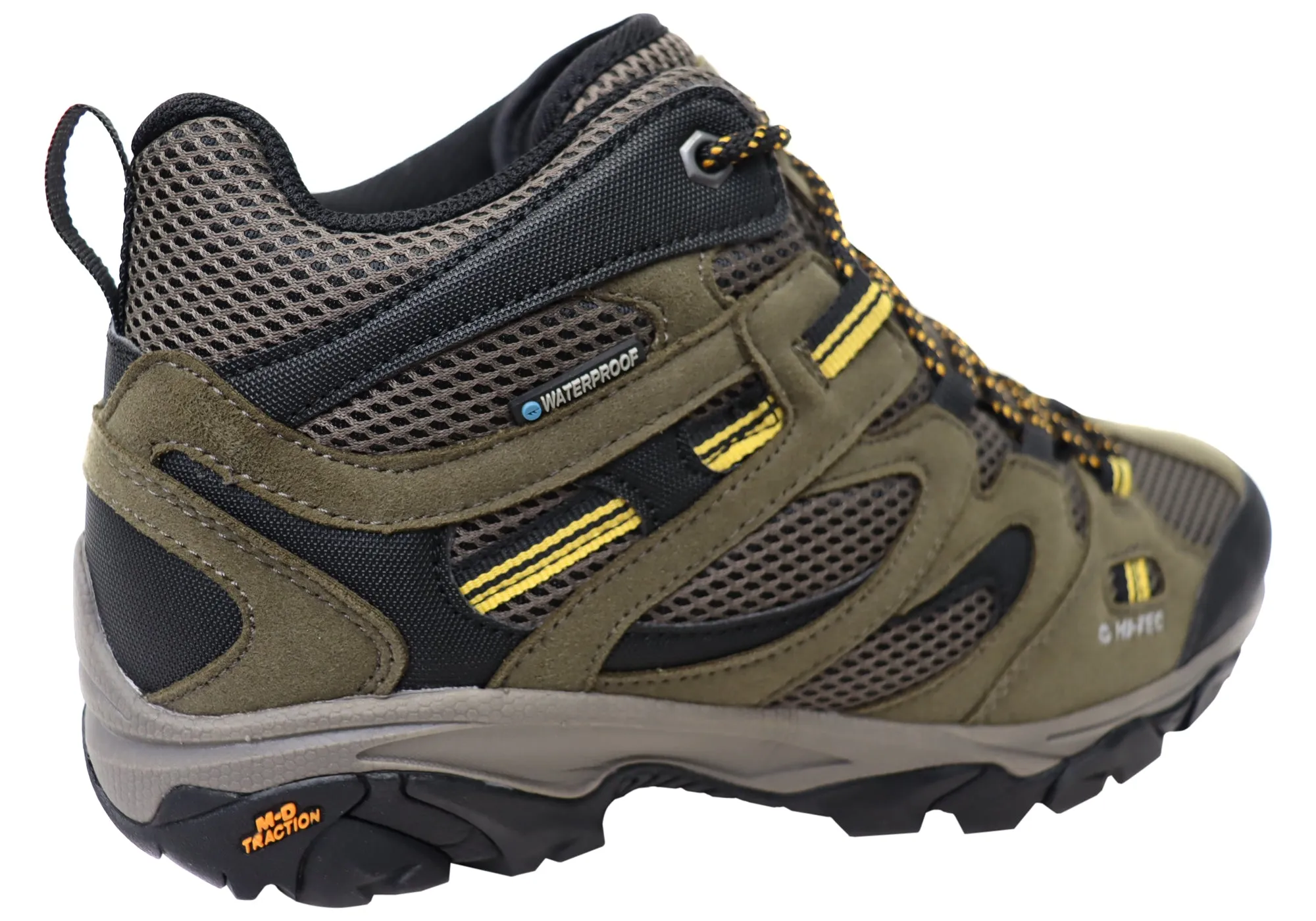 Hi Tec Mens Ravus Vent Lite Mid Waterproof Comfortable Hiking Boots Hi Tec Shoes