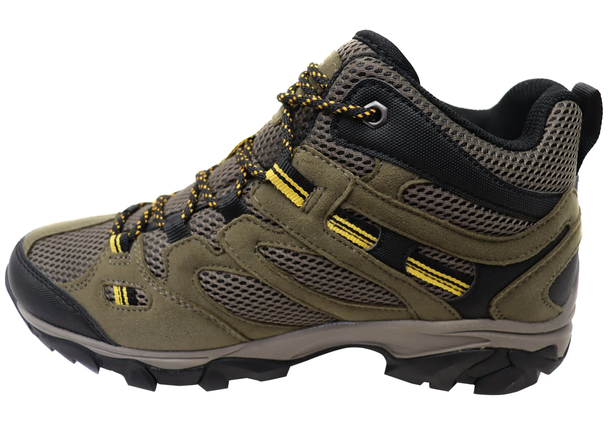 Hi Tec Mens Ravus Vent Lite Mid Waterproof Comfortable Hiking Boots Hi Tec Shoes