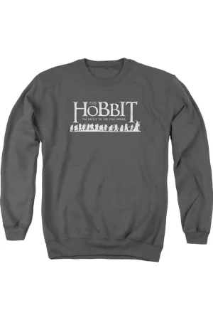 Hobbit Walking Logo Adult Crewneck Sweatshirt