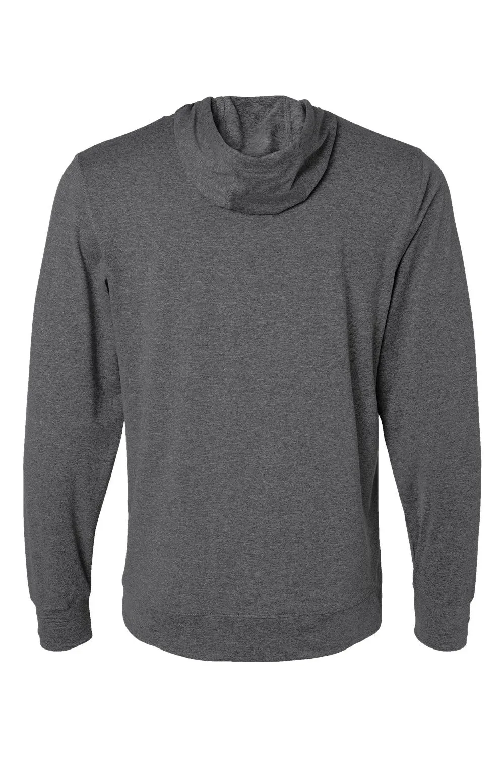 Holloway Mens Eco Revive Ventura Moisture Wicking Hooded Sweatshirt Hoodie - Heather Carbon Grey