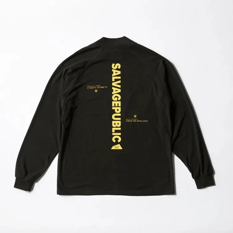 Honu Mockneck L/S (EXCELLENCE) BLACK