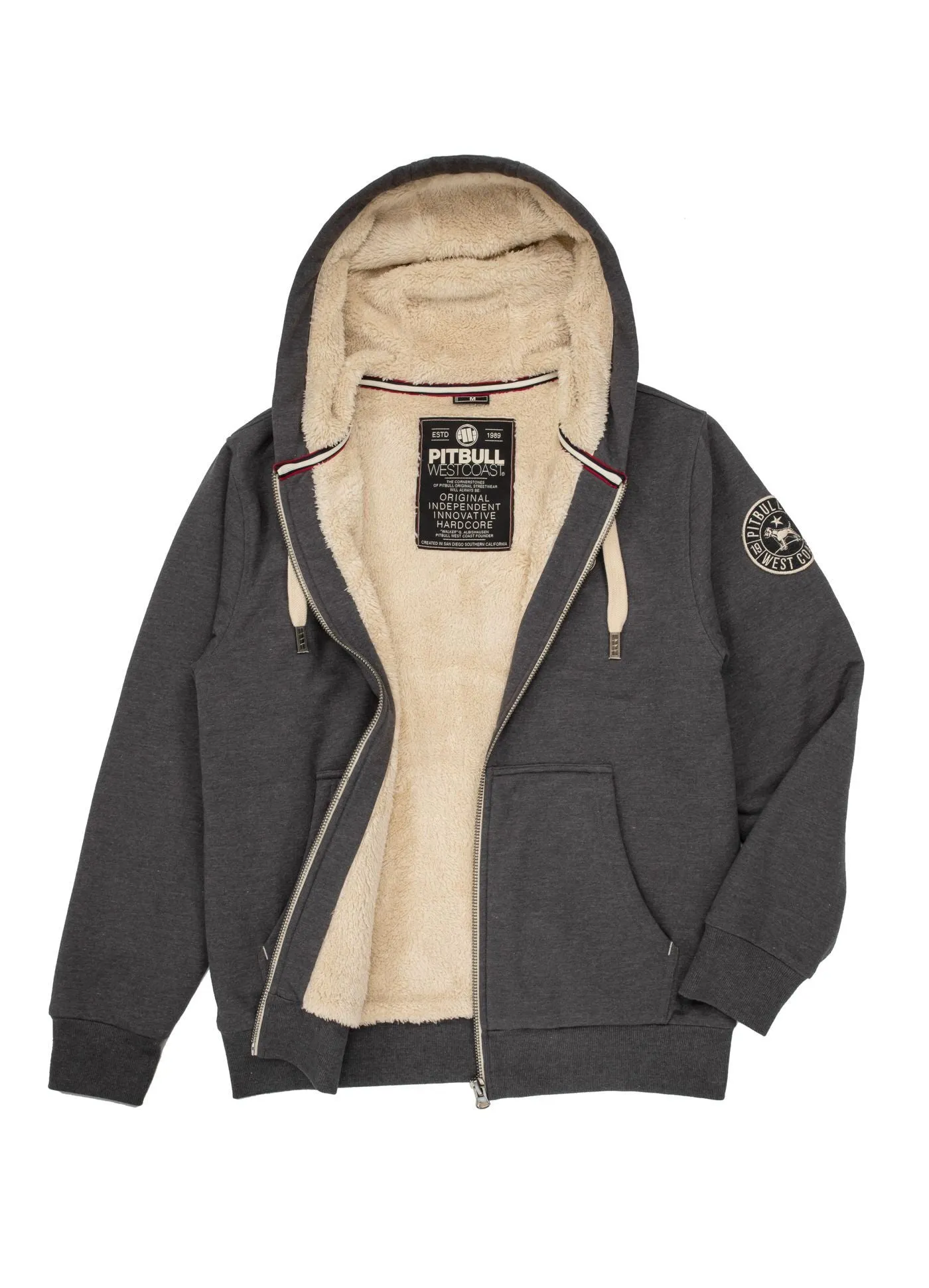Hooded Zip Sherpa Ruffin
