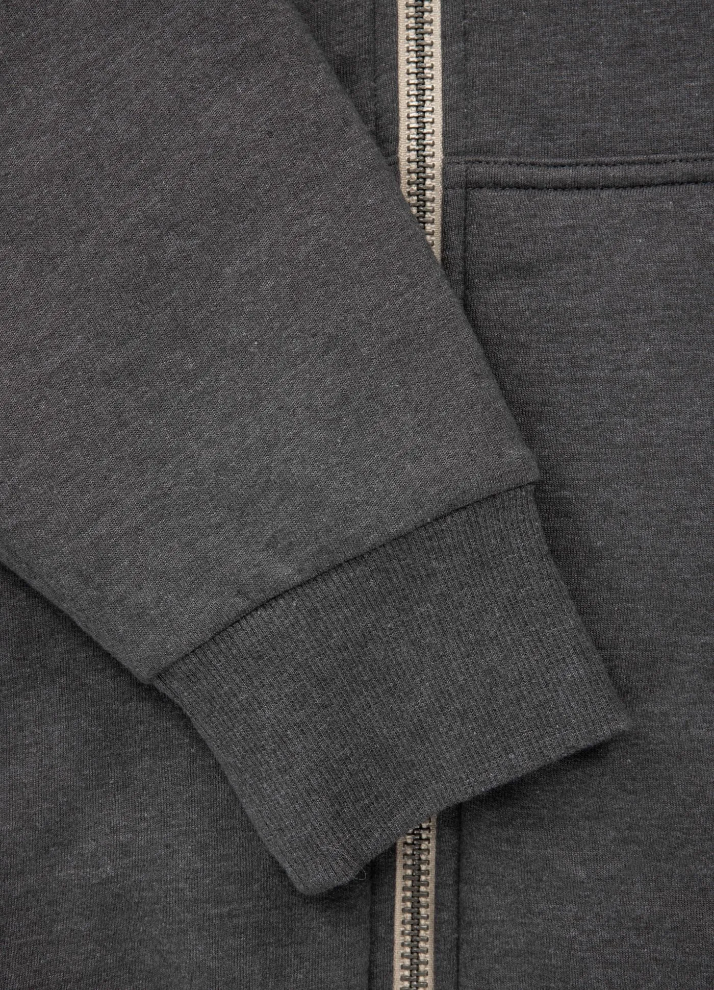 Hooded Zip Sherpa Ruffin