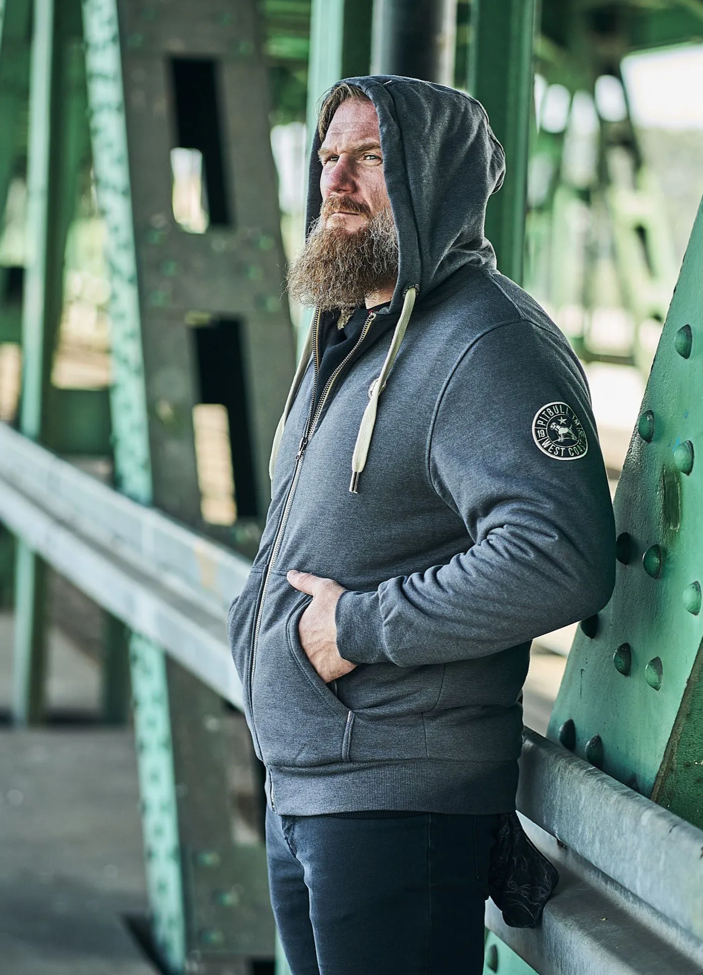 Hooded Zip Sherpa Ruffin