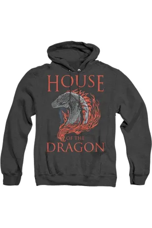 House Of The Dragon Hod Dragon Illustration Adult Heather Hoodie / Hooded Sweatshirt