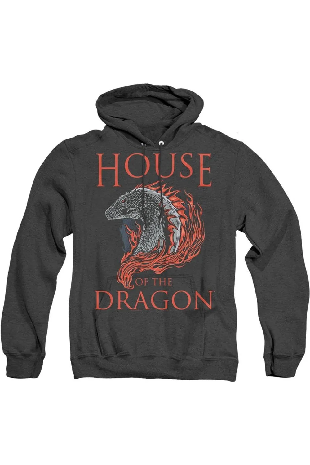 House Of The Dragon Hod Dragon Illustration Adult Heather Hoodie / Hooded Sweatshirt