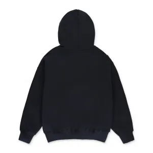 HWT FLEECE PO HOODY BLACK HOODIES & SWEATSHIRTS