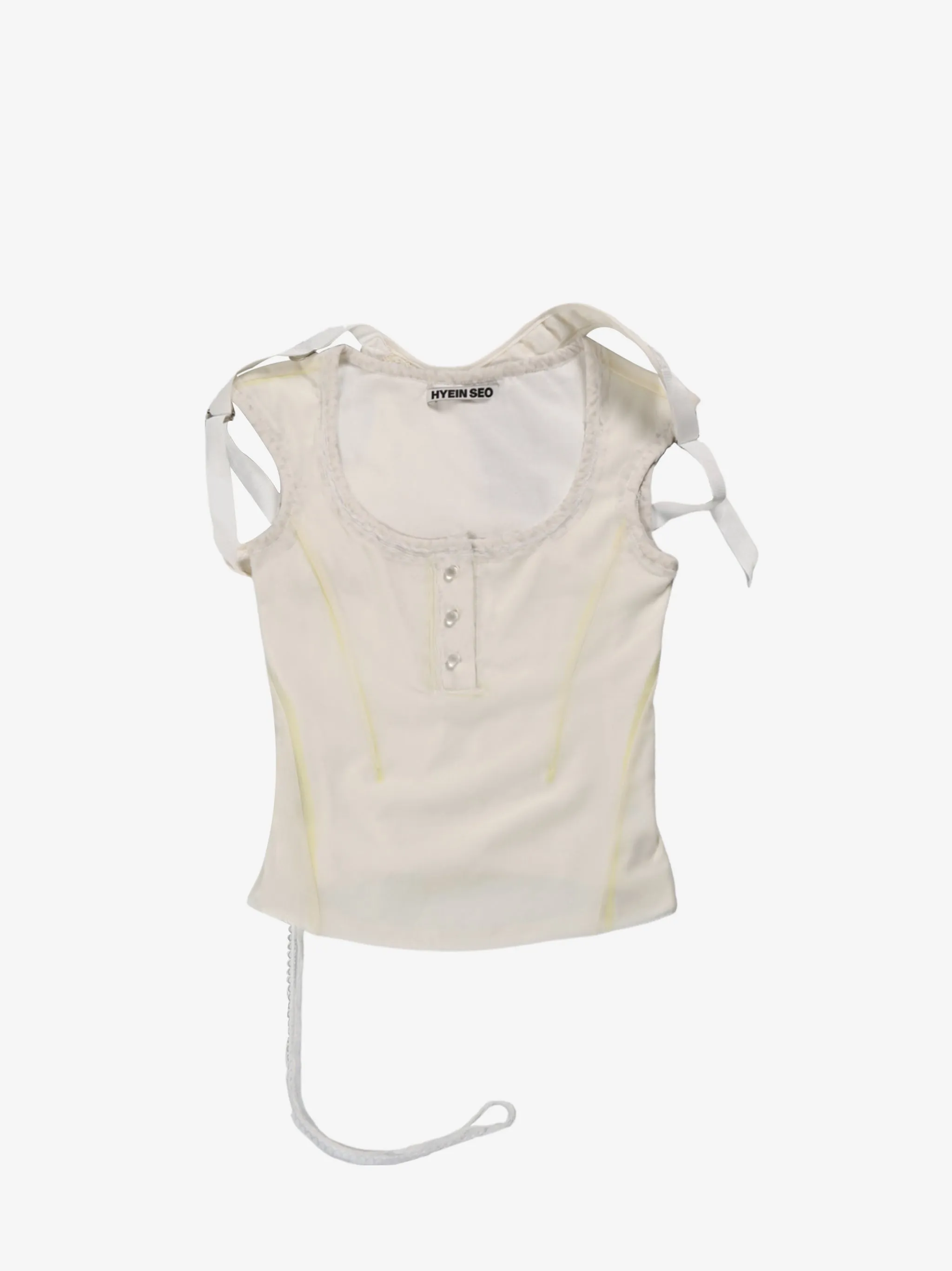 HYEIN SEO - Women Back Strap Henley Top Clothing_jil-sander