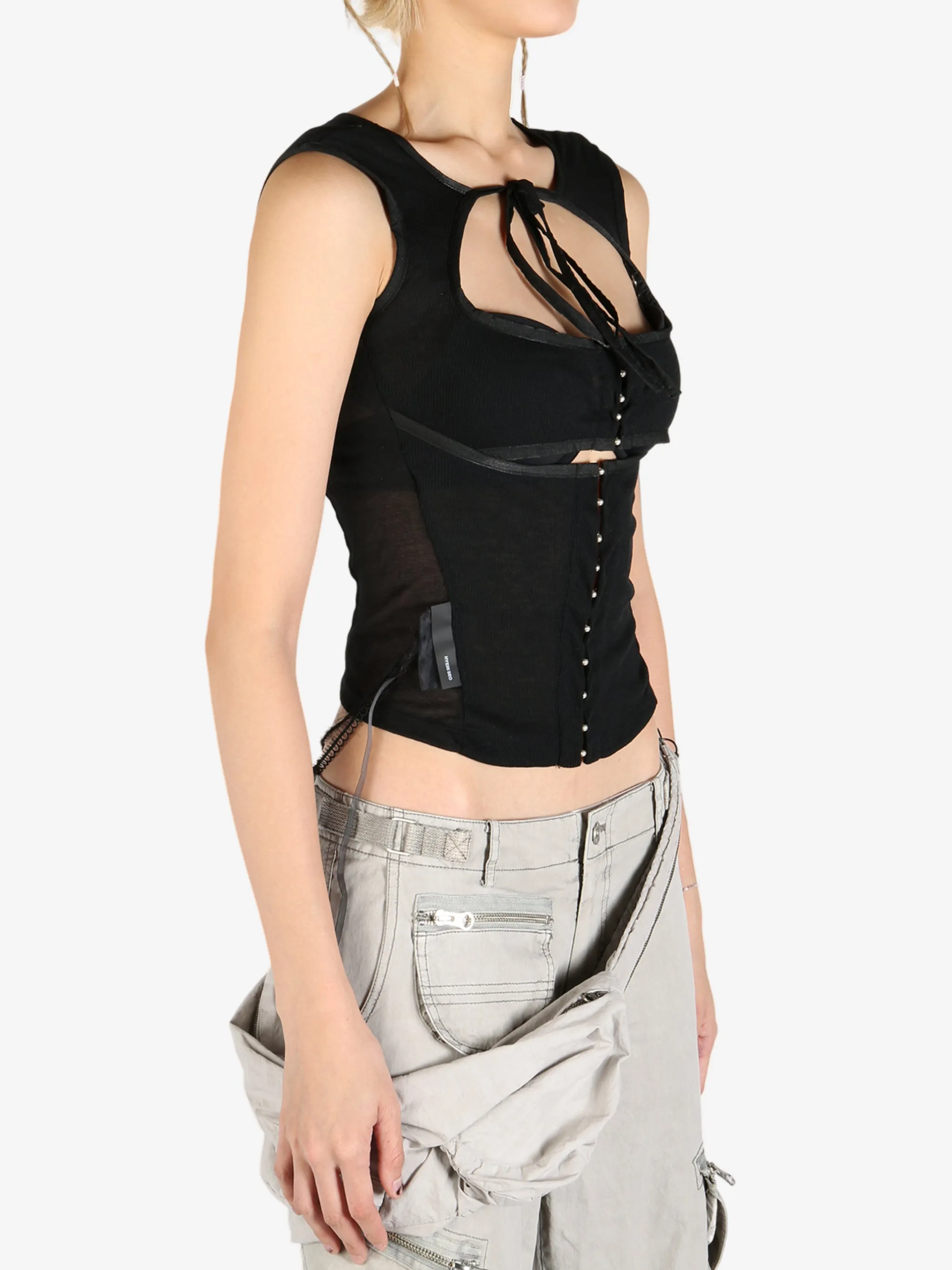 HYEIN SEO - Women Layered Slash Top Clothing_jil-sander