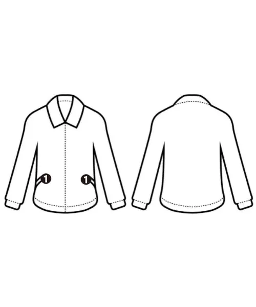 HYKE Millitary jackets