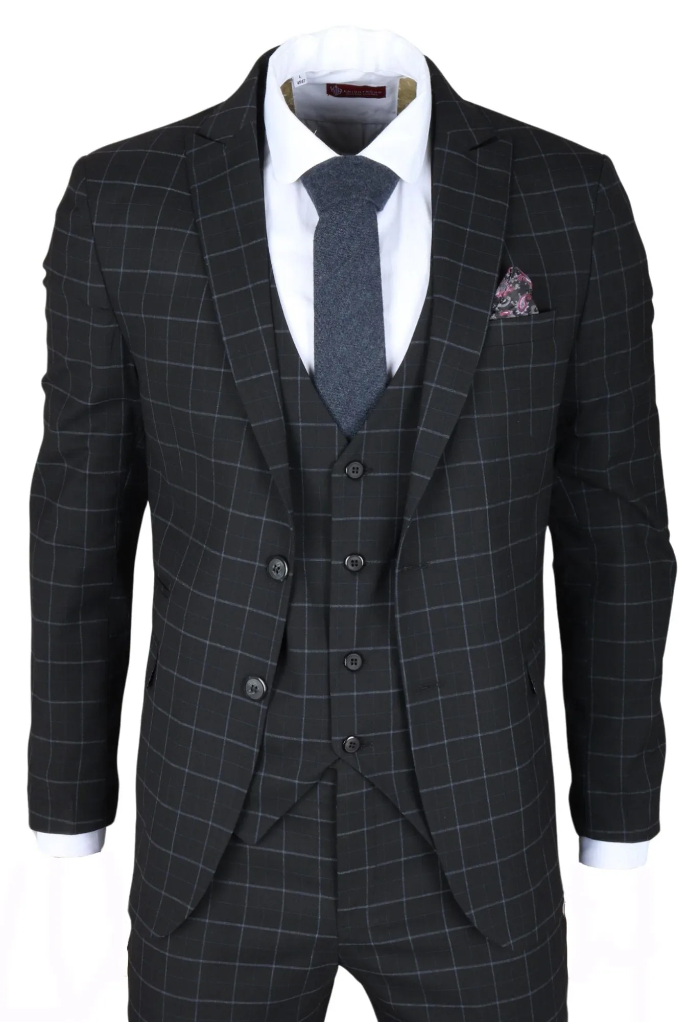 IM3 Checked Tailored Fit Suit