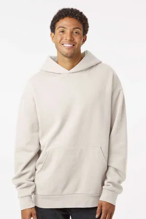 Independent Trading Company Mens Avenue Hooded Sweatshirt Hoodie w/ Pouch Pocket - Ivory