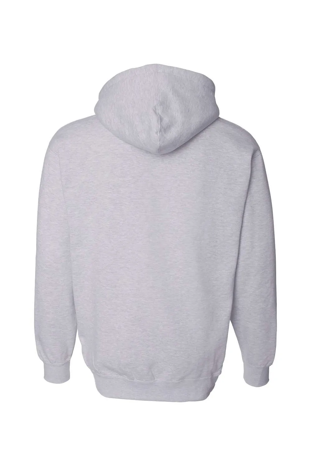 Independent Trading Company Mens Hooded Sweatshirt Hoodie w/ Pouch Pocket - Heather Grey
