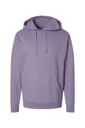 Independent Trading Company Mens Hooded Sweatshirt Hoodie w/ Pouch Pocket - Plum Purple