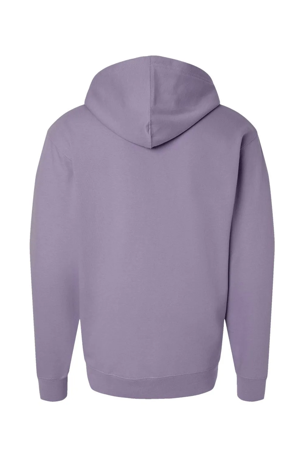 Independent Trading Company Mens Hooded Sweatshirt Hoodie w/ Pouch Pocket - Plum Purple