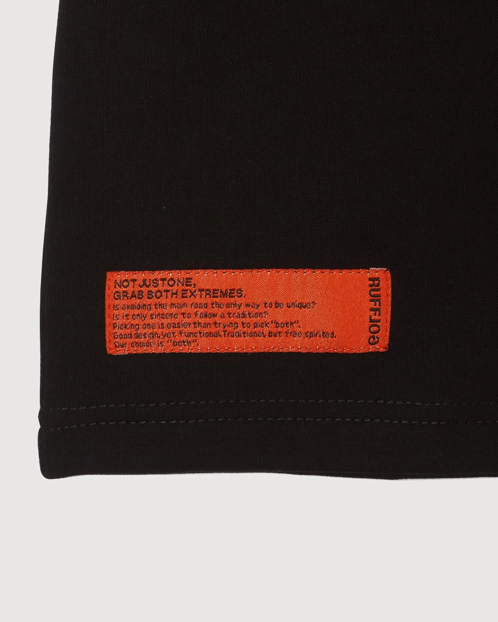 IR RF LOGO S/S POLO BLACK