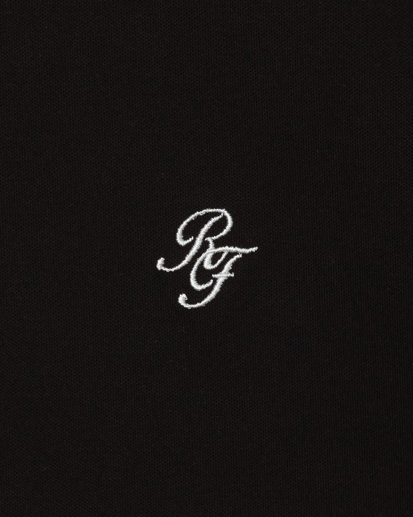 IR RF LOGO S/S POLO BLACK