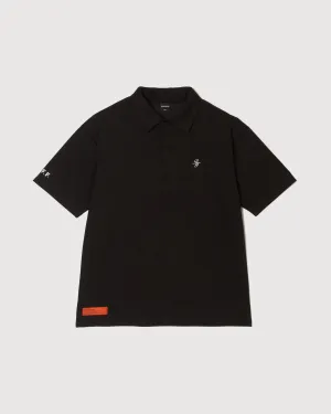 IR RF LOGO S/S POLO BLACK