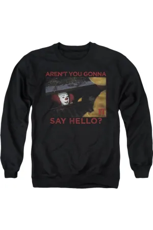It 1990 Hello Adult Crewneck Sweatshirt