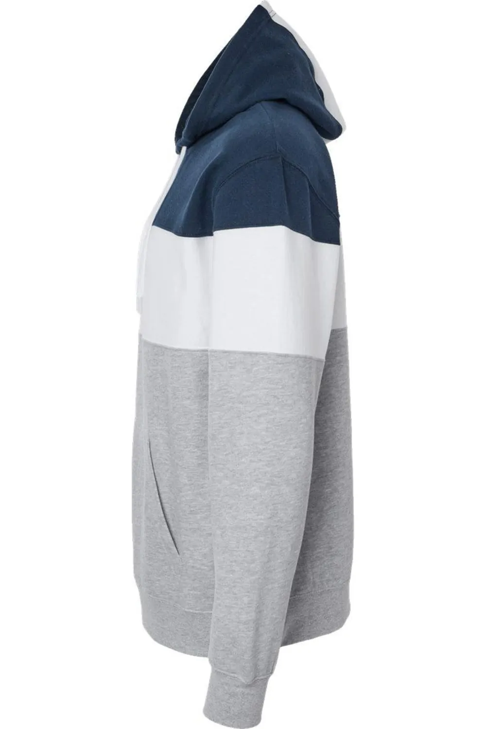 J. America Varsity Fleece Colorblocked Hooded Sweatshirt