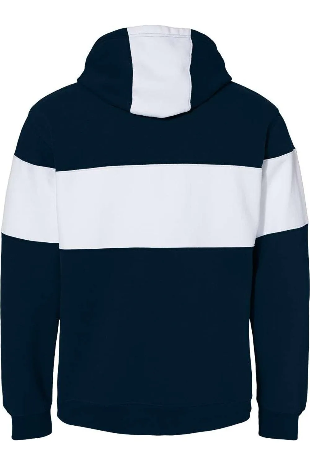 J. America Varsity Fleece Colorblocked Hooded Sweatshirt