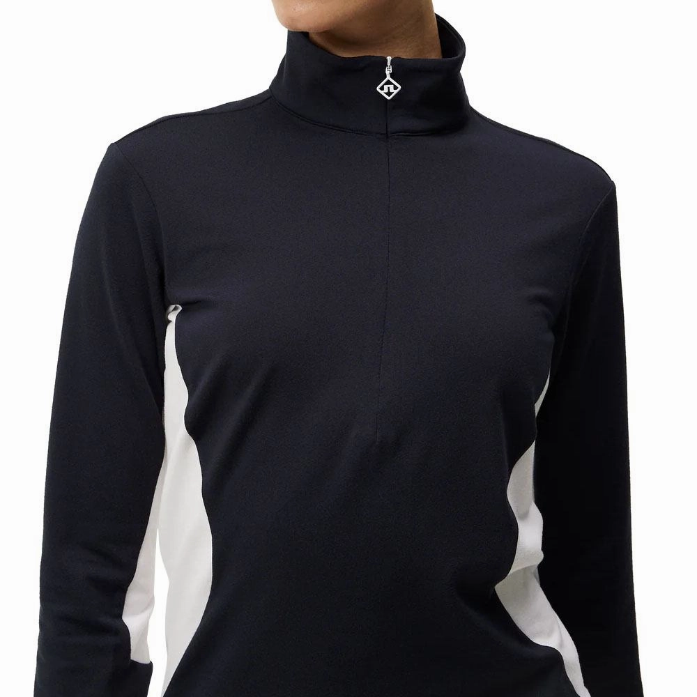 J.Lindeberg Coockies Mid Layer Golf Pullover JL Navy - FW23 Women