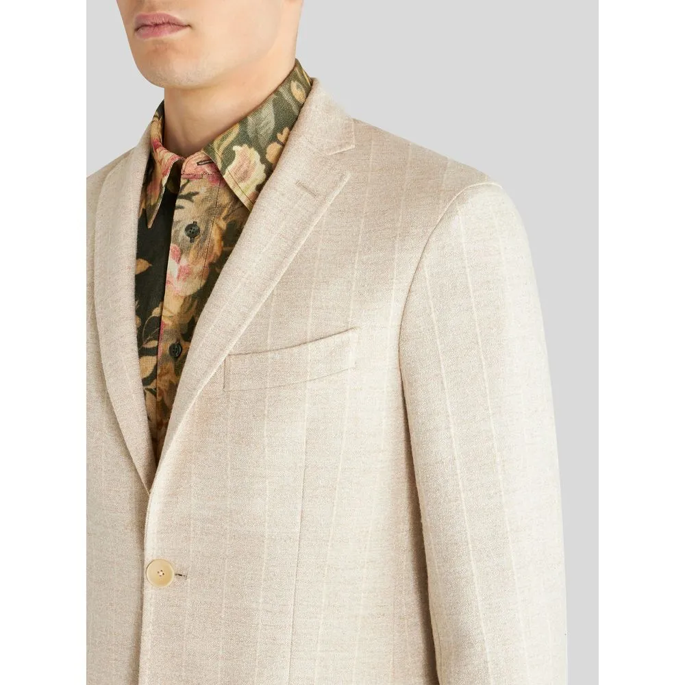 JACKET WITH TON-SUR-TON STRIPED PATTERN