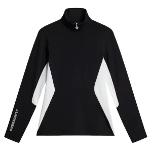 J.Lindeberg Coockies Mid Layer Golf Pullover Black - FW23 Women