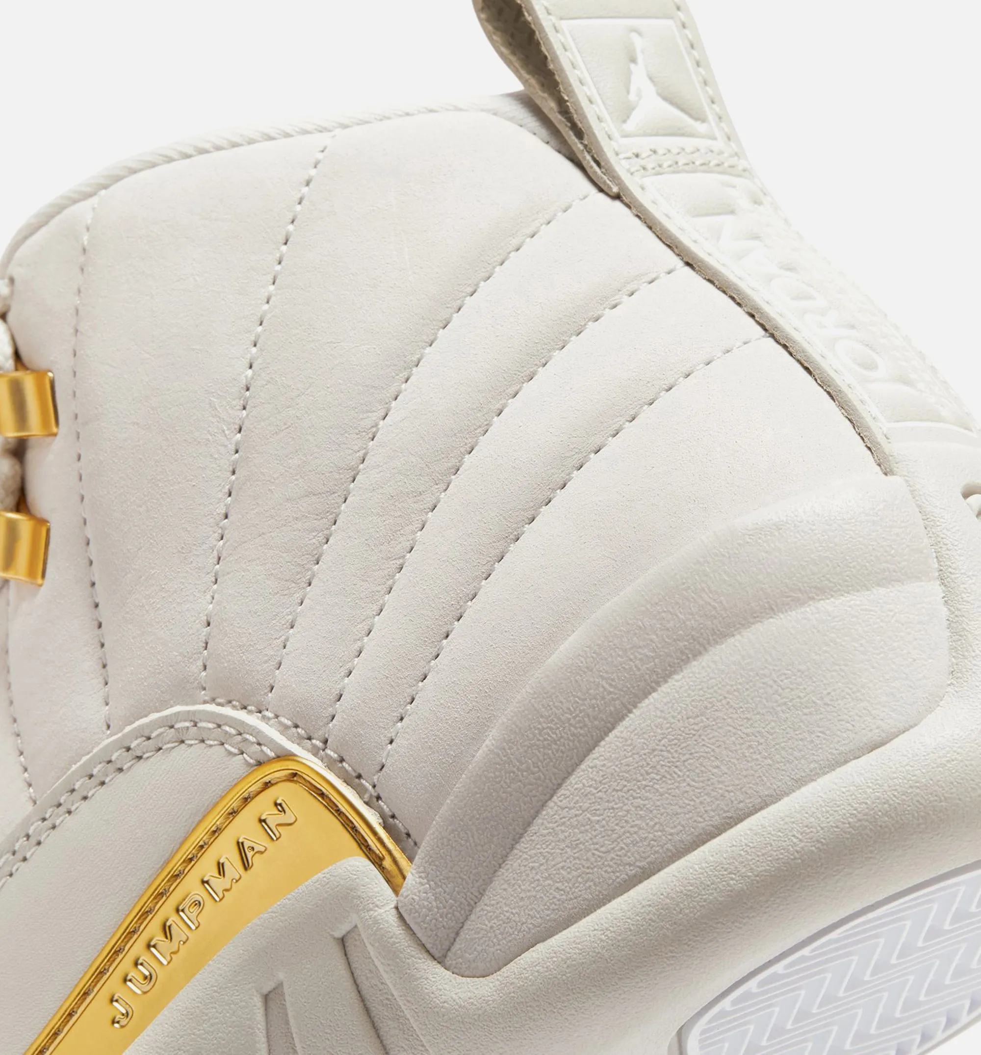 Jordan Clothing Air Jordan 12 Retro Phantom Womens Lifestyle Shoe - Phantom/Metallic Gold/White