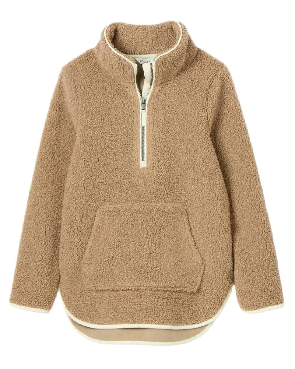 Joules Aldeburgh Quarter Zip Borg Fleece Jacket Joules Clothing