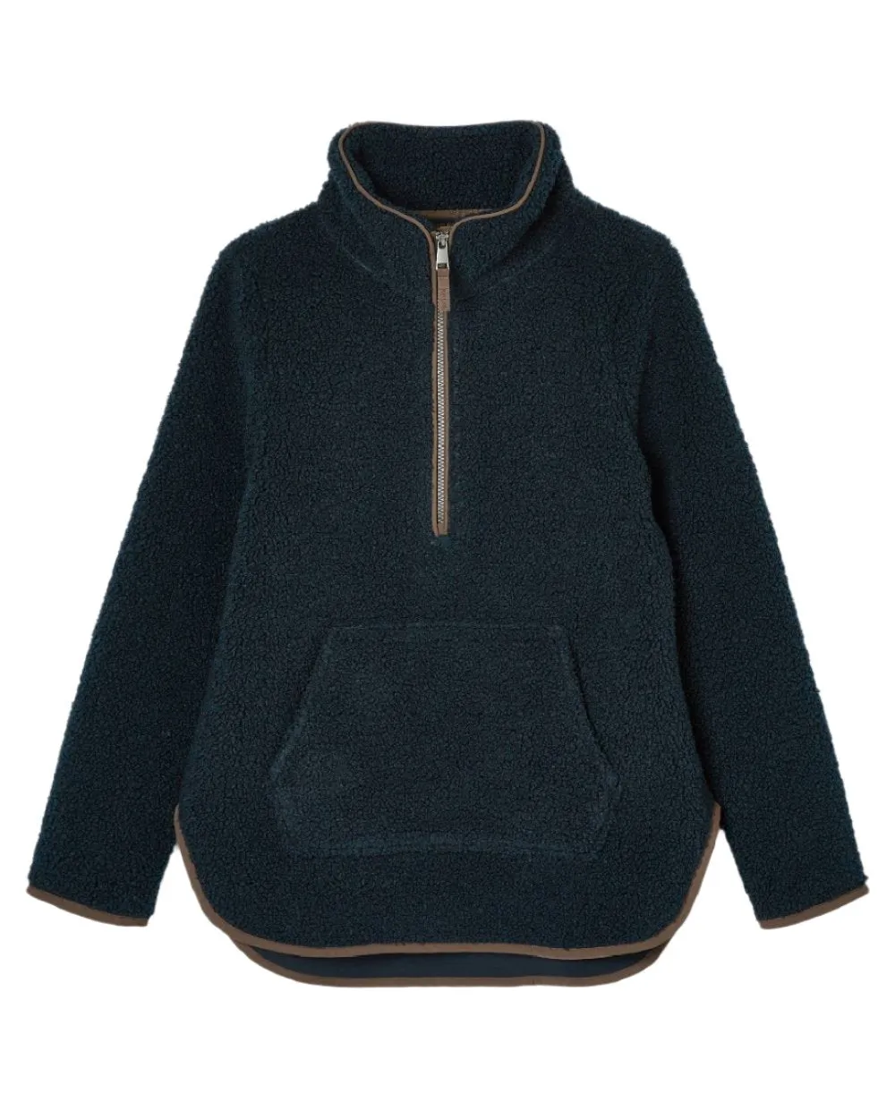 Joules Aldeburgh Quarter Zip Borg Fleece Jacket Joules Clothing