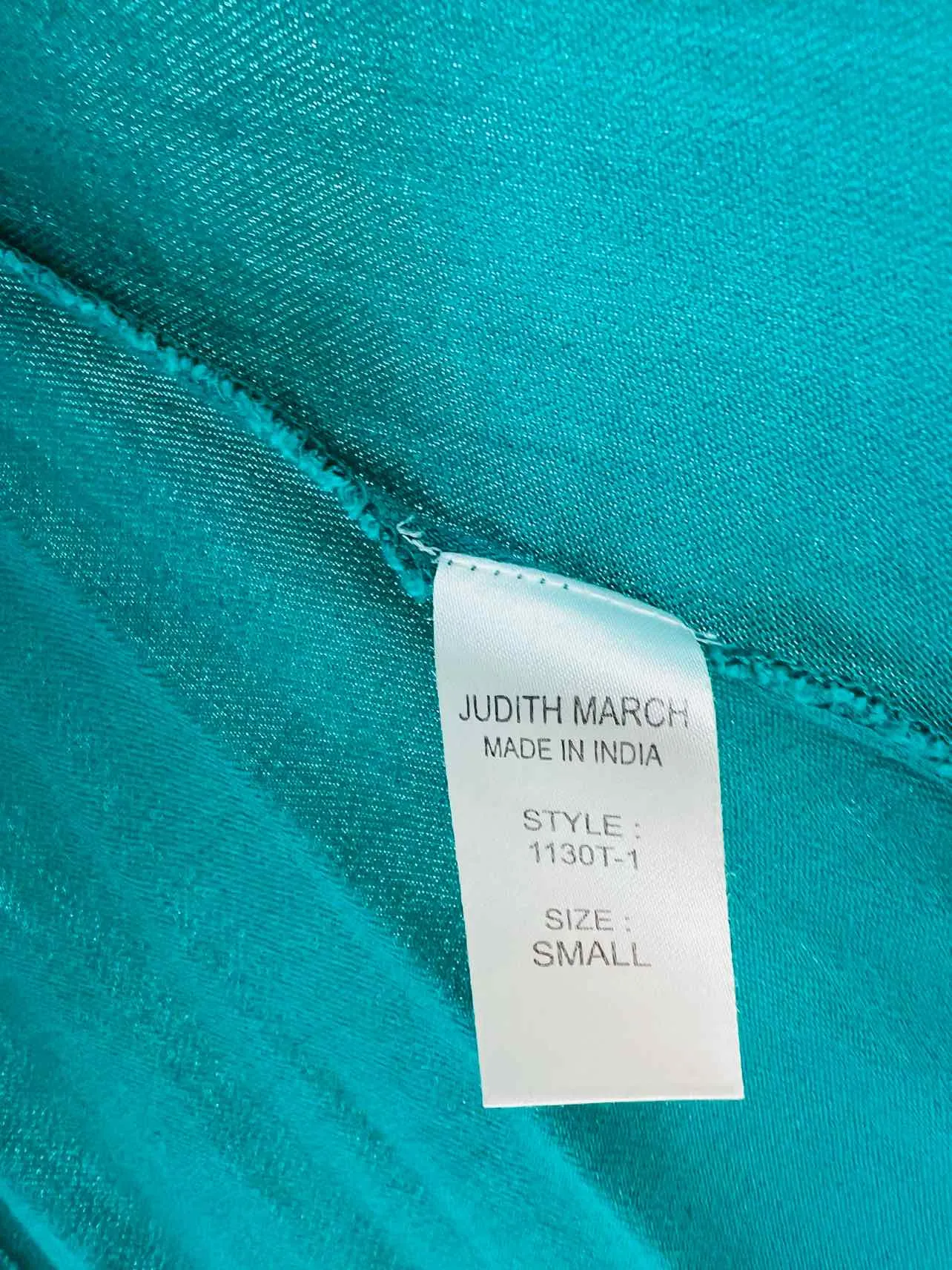 Judith March Size S Teal/Multi Embroidered Tassels Tops Top-Sleeveless