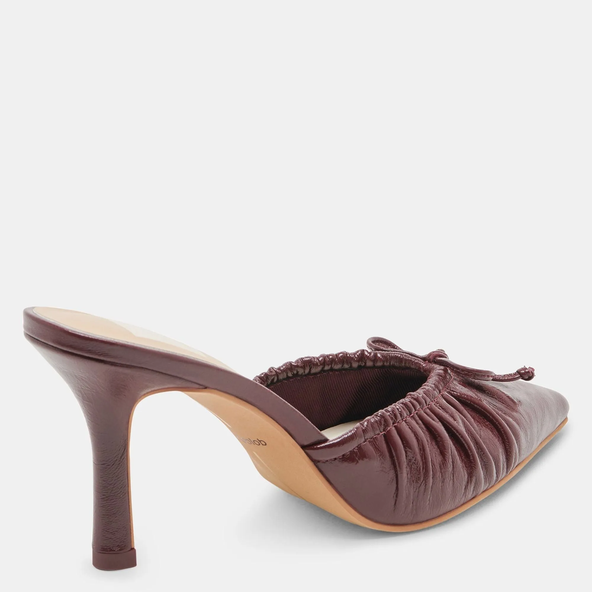 Kairi Heels Cranberry Crinkle Patent