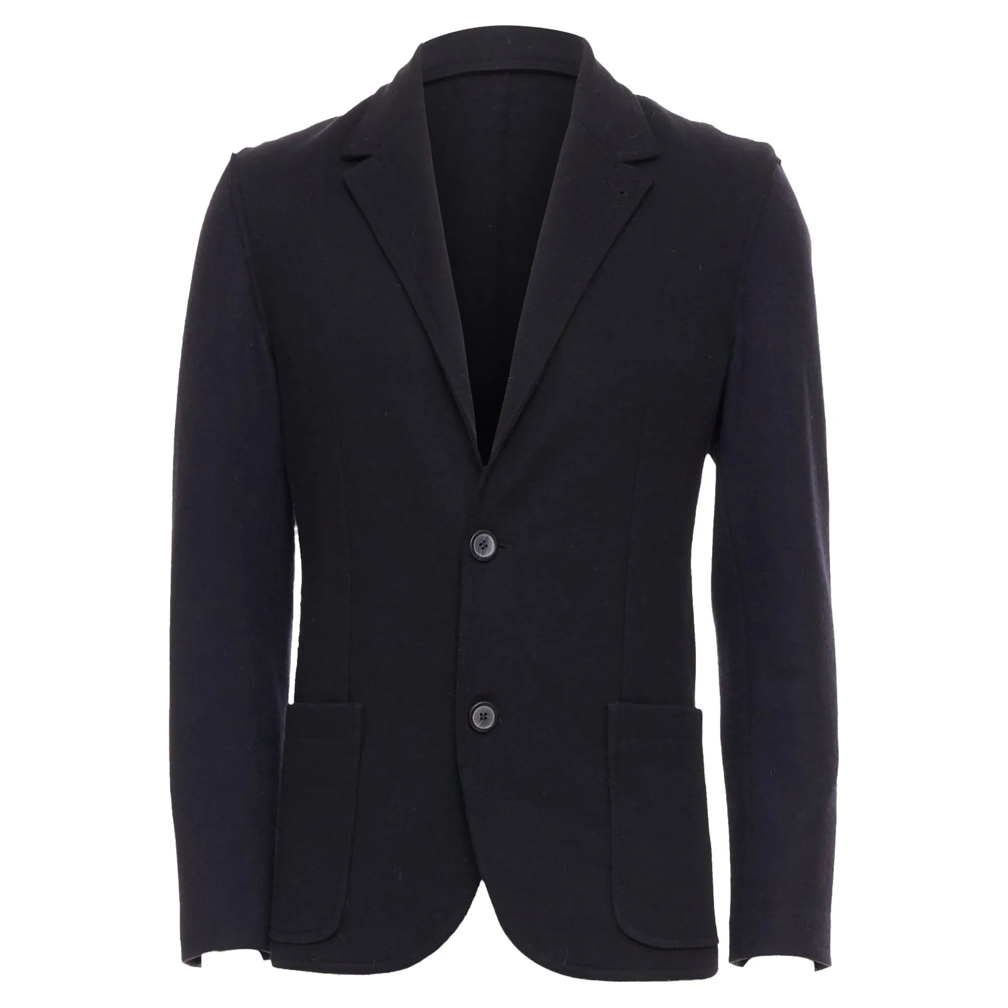 Lanvin Bicolour Wool Blend Pocketed Blazer Jacket