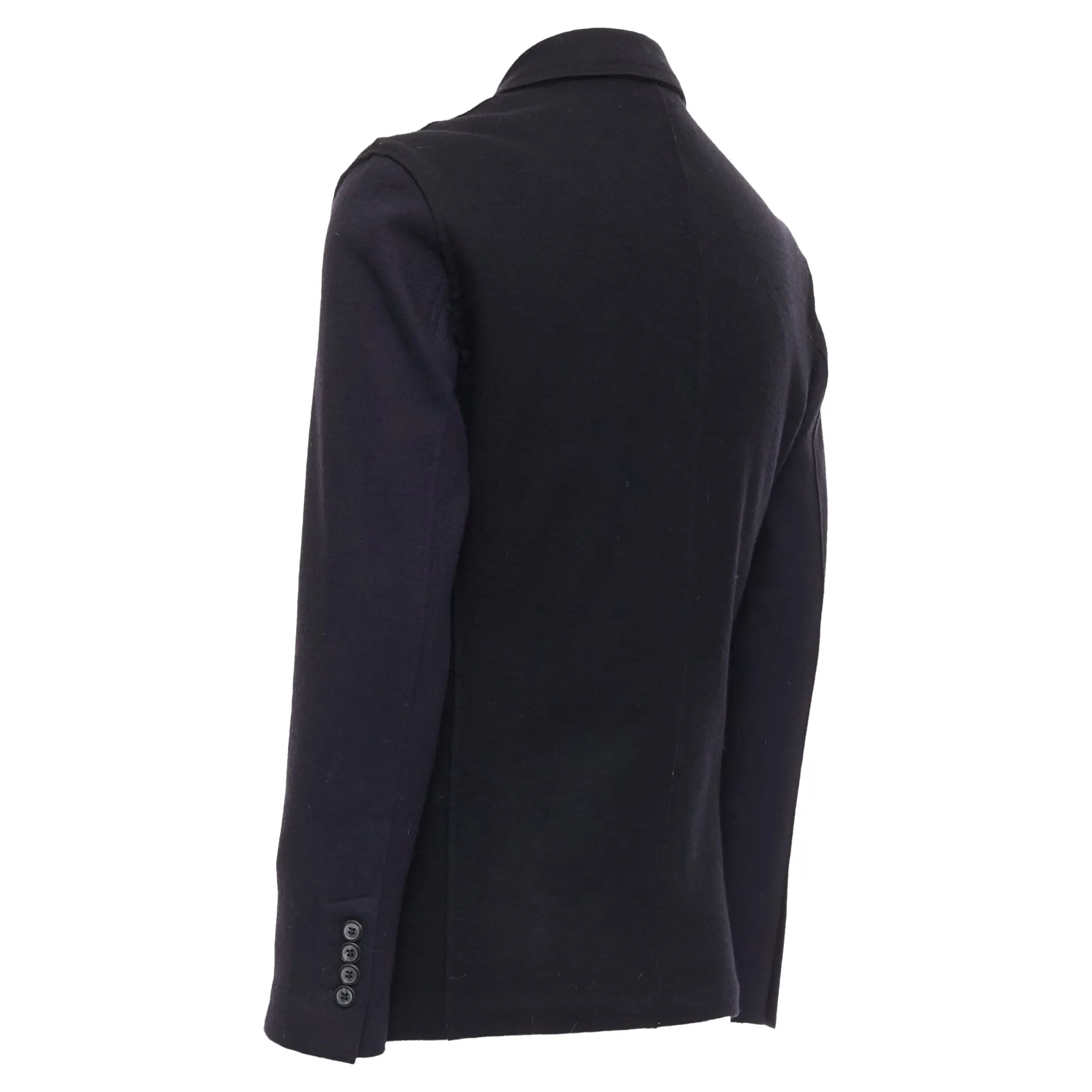 Lanvin Bicolour Wool Blend Pocketed Blazer Jacket