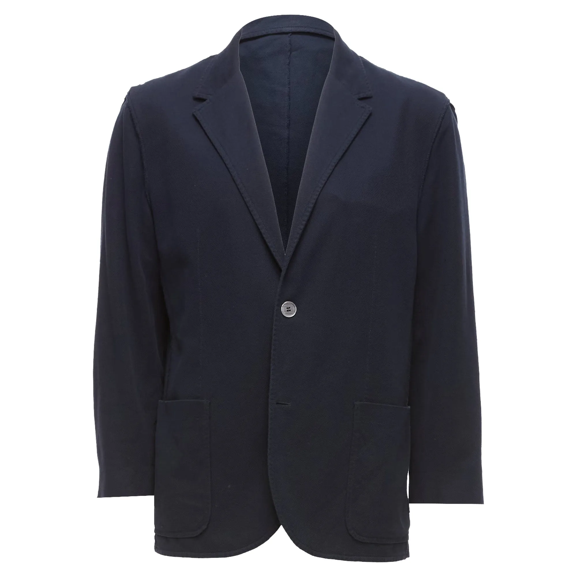 Lanvin Waffle Cotton Inside Out Seams Blazer Jacket