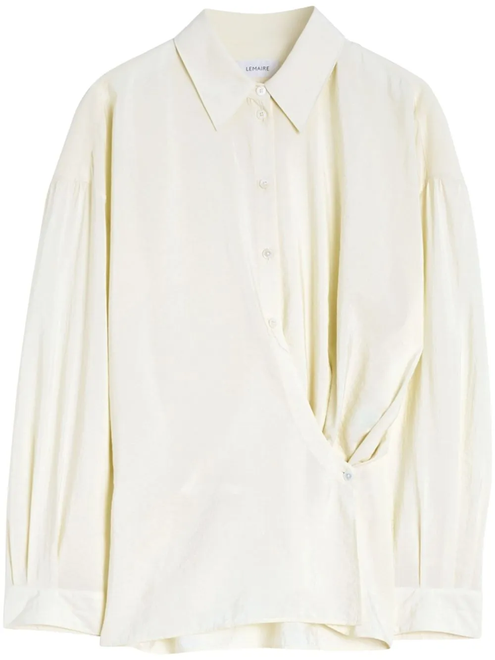 LEMAIRE - Women Straight Collar Twisted Top Clothing_lemaire