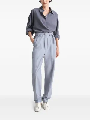 LEMAIRE - Women Straight Collar Twisted Top Clothing_lemaire