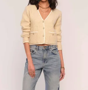 Leo Cardigan In Ivory