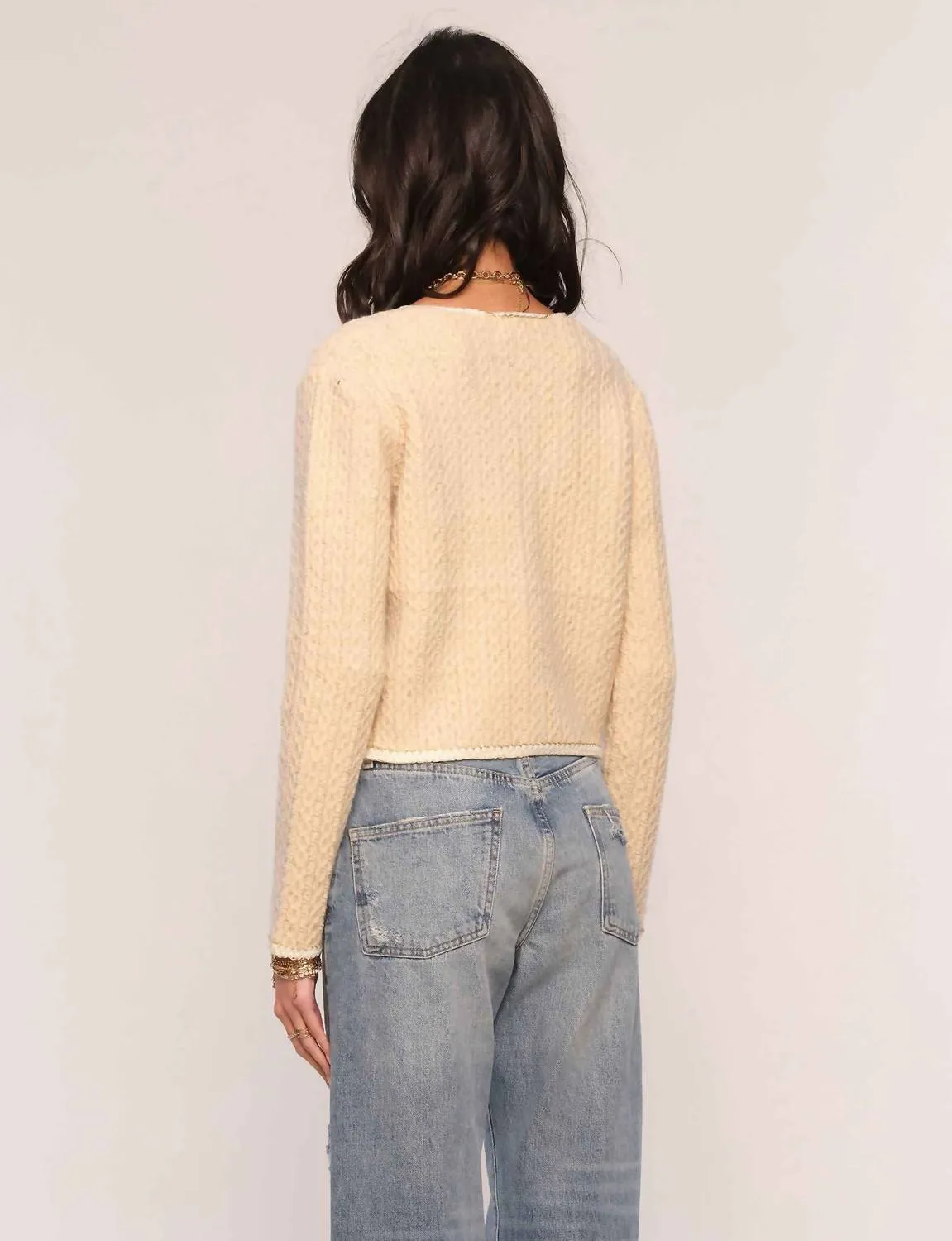 Leo Cardigan In Ivory
