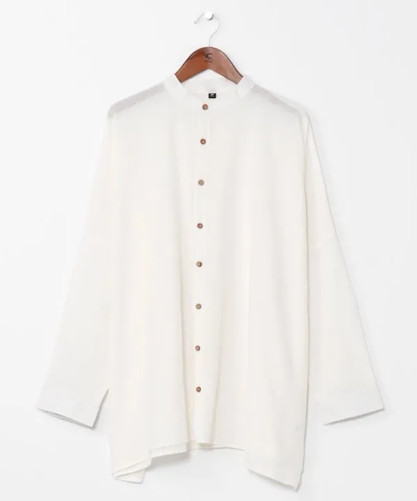 Linen Blend Bohemian Shirt